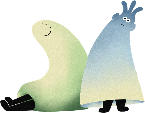 Mascotte voor Atelier Santé waar kinderen met spraakstoornissen terecht kunnen