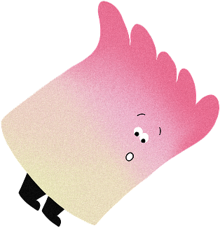 Mascotte voor de logopedie van Atelier Santé in Leuven