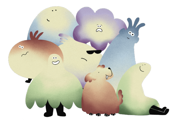 Mascottes Atelier Santé - kinderpsychologie, kinderdiëtiste en kinderlogopedie